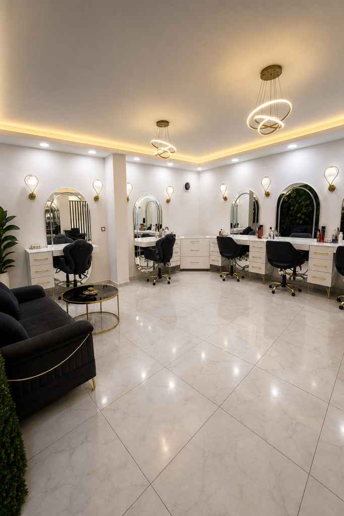 Tuba Ayaz Beauty 02 Dikey Tuba Ayaz Beauty salon iç mekanı