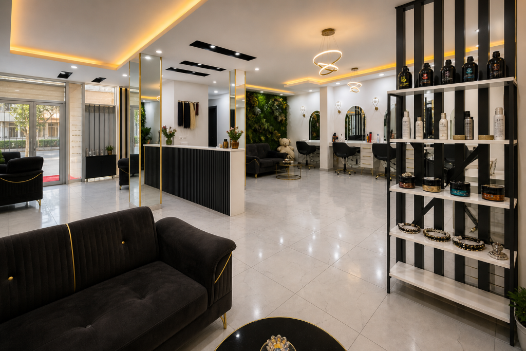 Tuba Ayaz Beauty 11 Yatay Tuba Ayaz Beauty salon iç mekanı
